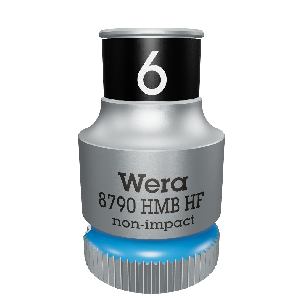 Wera 003740 Zyklop Socket with 3/8" Drive with Holding Function - 6.0 mm - WR003740 - KC Tool
