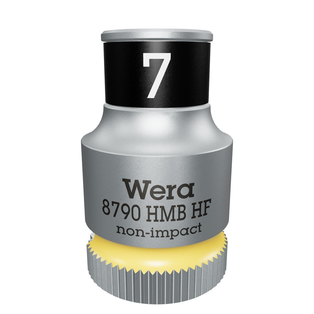 Wera 003741 Zyklop Socket with 3/8" Drive with Holding Function - 7.0 mm - WR003741 - KC Tool