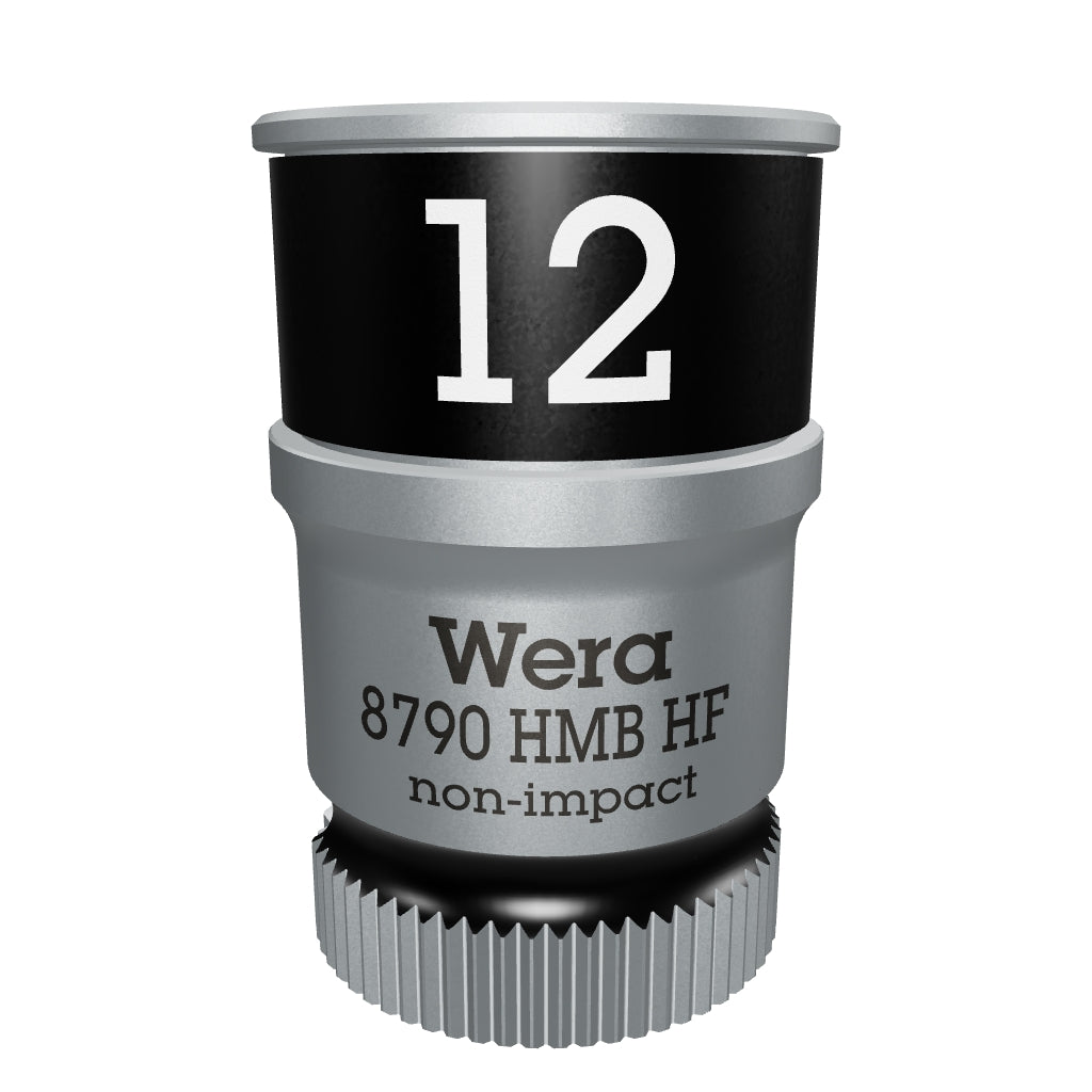 Wera 003746 Zyklop Socket with 3/8" Drive with Holding Function - 12 mm - WR003746 - KC Tool