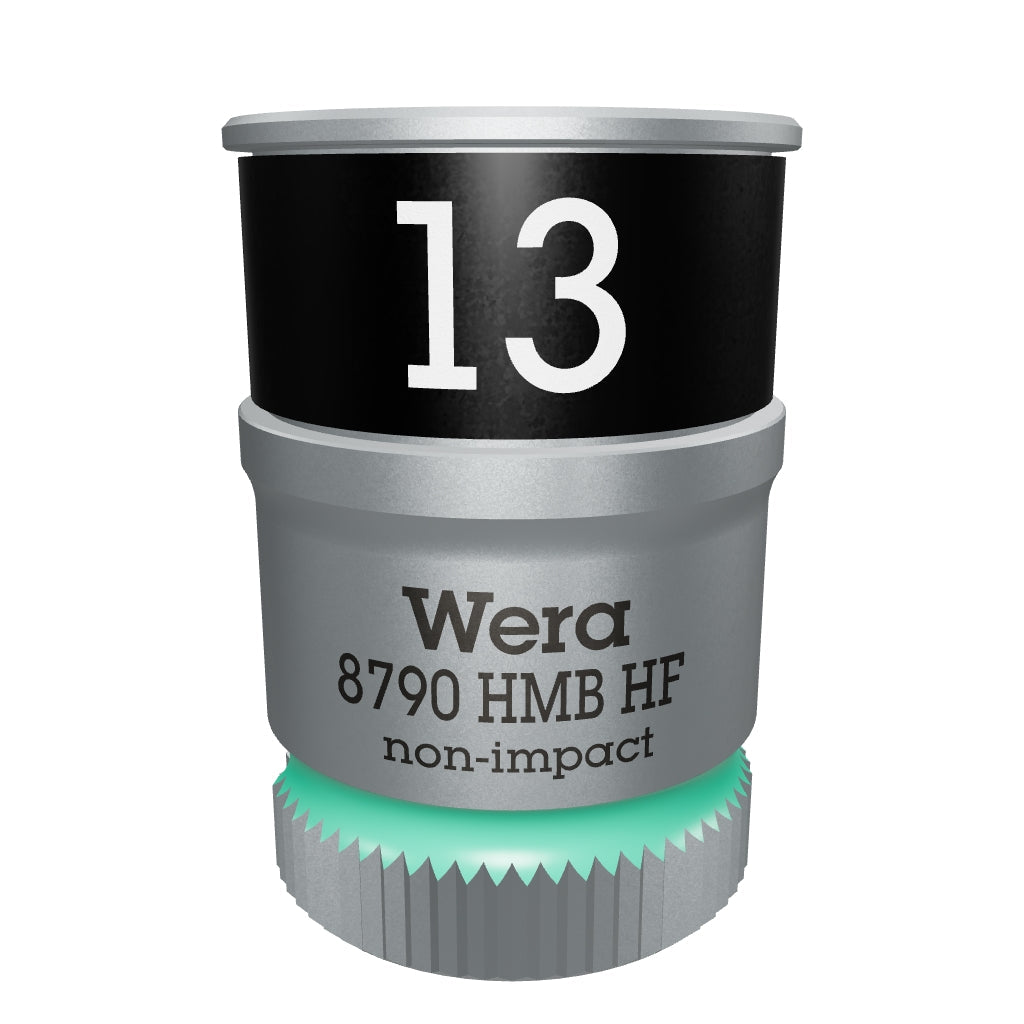 Wera 003747 Zyklop Socket with 3/8" Drive with Holding Function - 13 mm - WR003747 - KC Tool