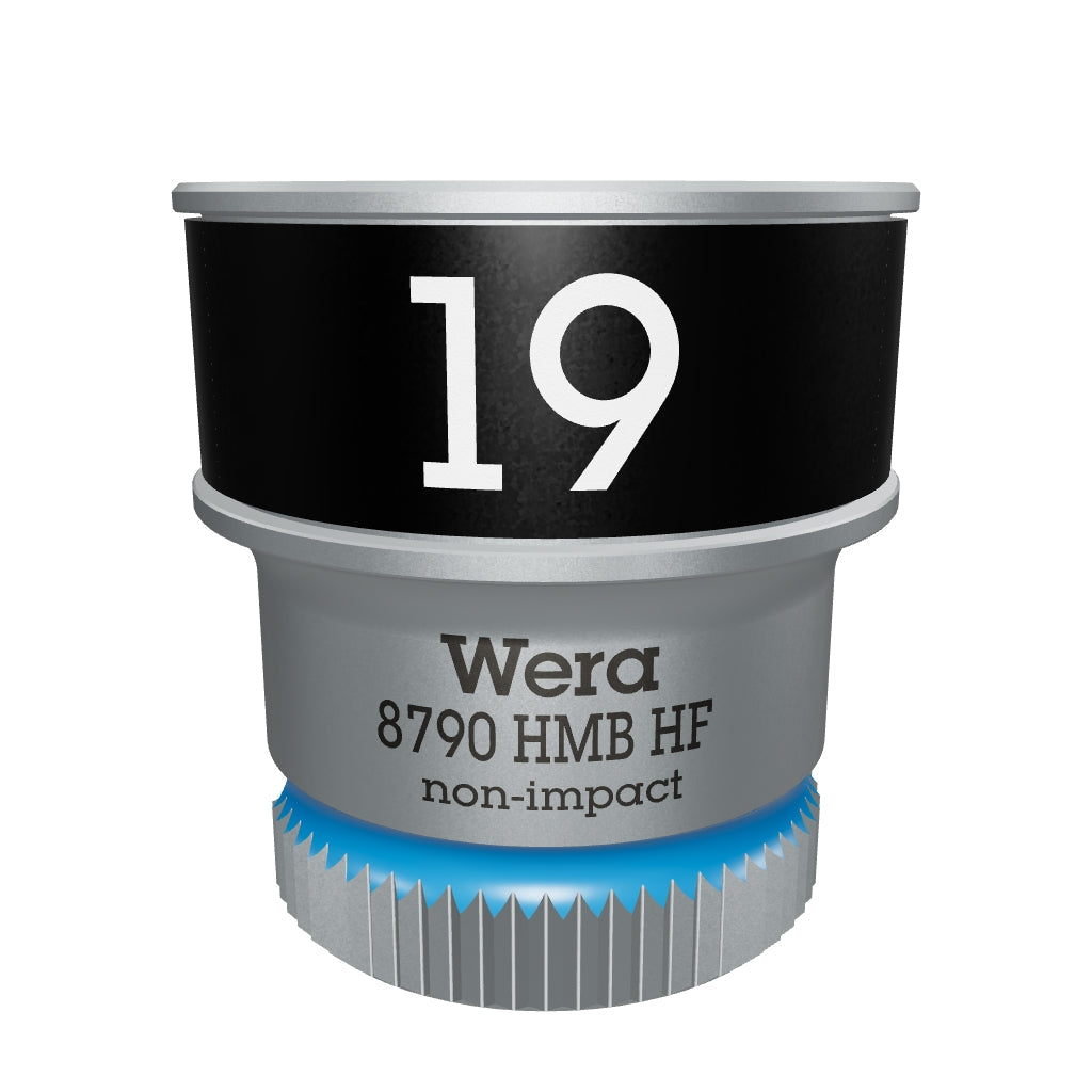 Wera 003753 Zyklop Socket with 3/8" Drive with Holding Function - 19 mm - WR003753 - KC Tool