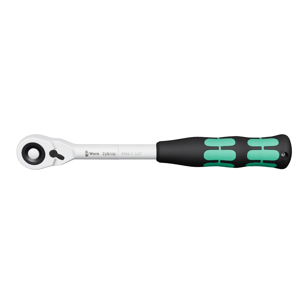 Wera 003780 Zyklop Hybrid Ratchet with Switch Lever, 1/2" Drive - WR003780 - KC Tool