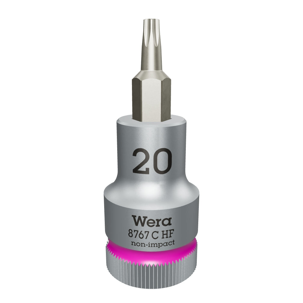 Wera 003830 1/2" Drive Zyklop TORX® Bit Socket with Holding Function, T20 - WR003830 - KC Tool