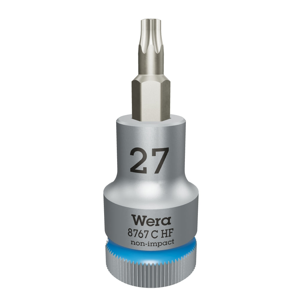 Wera 003832 1/2" Drive Zyklop TORX® Bit Socket with Holding Function T27 - WR003832 - KC Tool