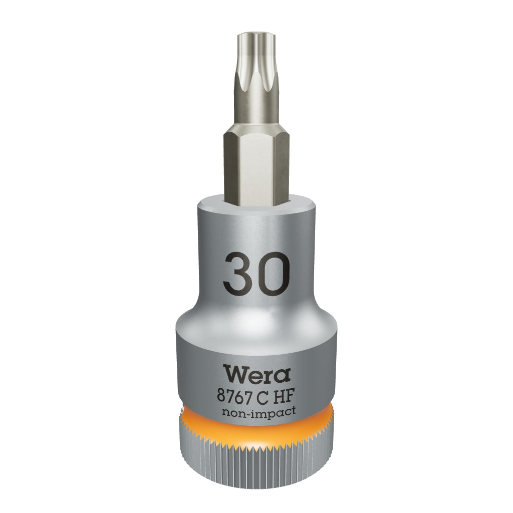 Wera 003833 1/2" Drive Zyklop TORX® Bit Socket with Holding Function T30 - WR003833 - KC Tool