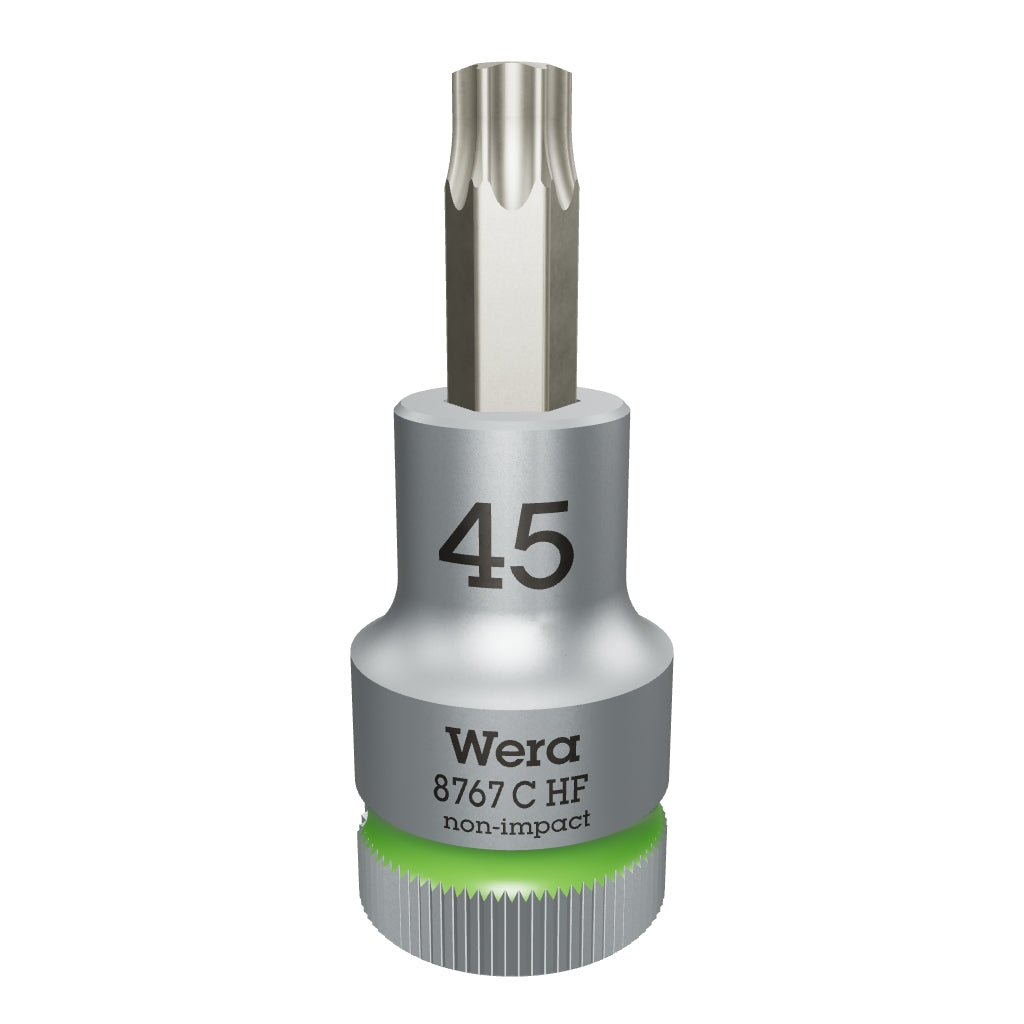 Wera 003835 1/2" Drive Zyklop TORX® Bit Socket with Holding Function T45 - WR003835 - KC Tool