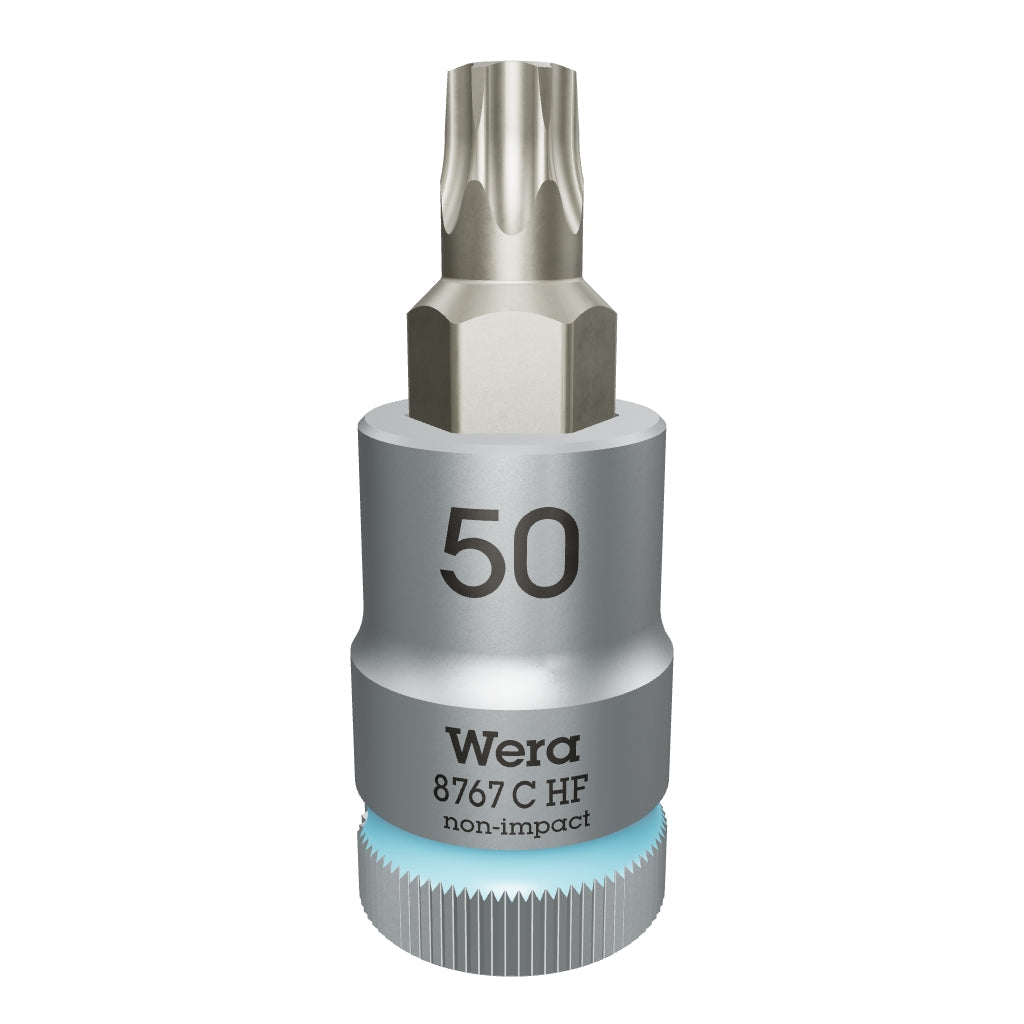 Wera 003836 1/2" Drive Zyklop TORX® Bit Socket with Holding Function T50 - WR003836 - KC Tool