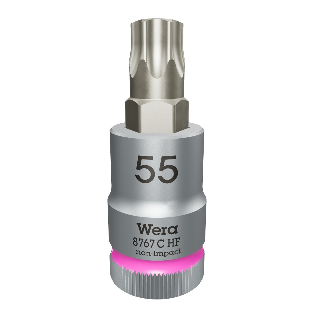 Wera 003837 1/2" Drive Zyklop TORX® Bit Socket with Holding Function T55 - WR003837 - KC Tool