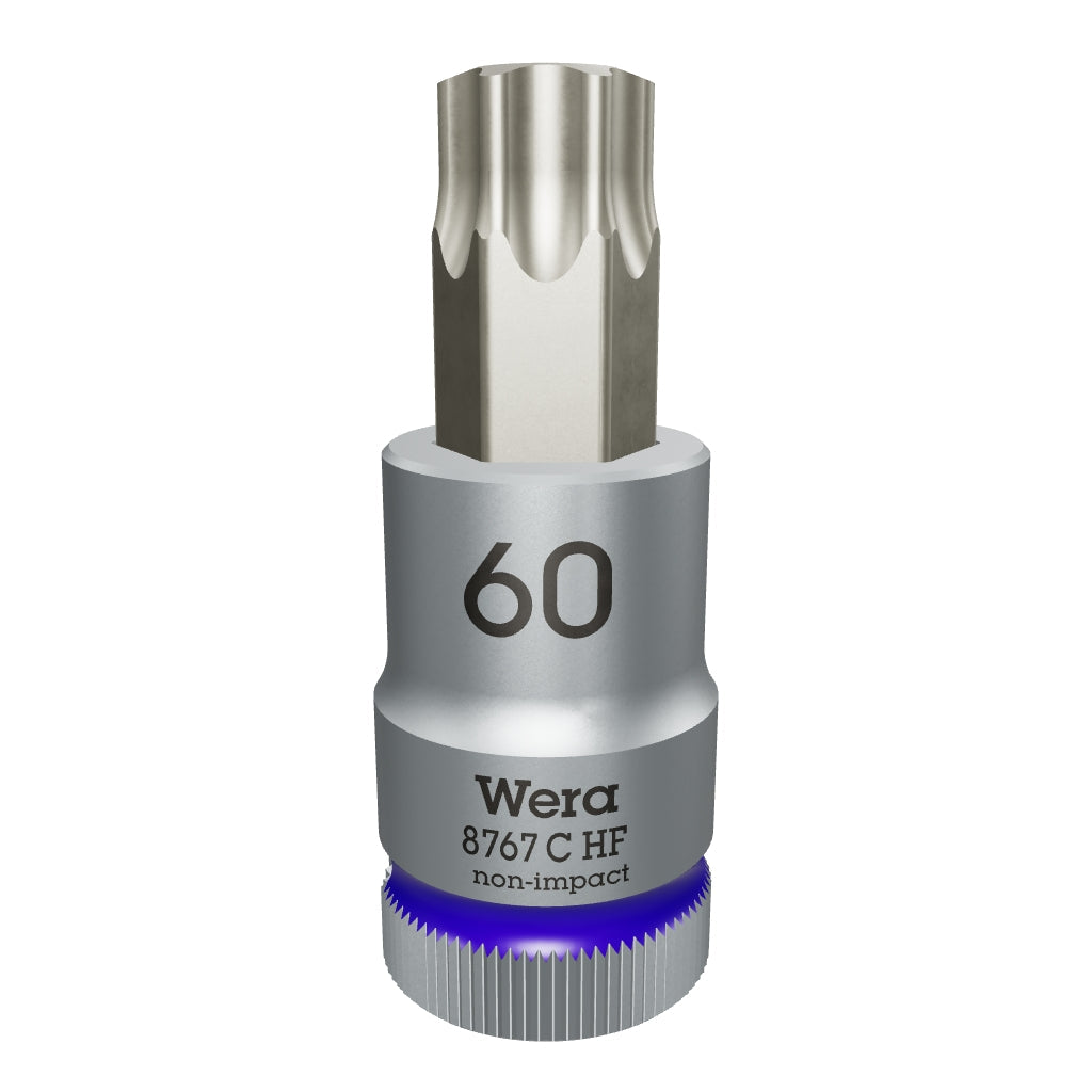 Wera 003838 1/2" Drive Zyklop TORX® Bit Socket with Holding Function T60 - WR003838 - KC Tool