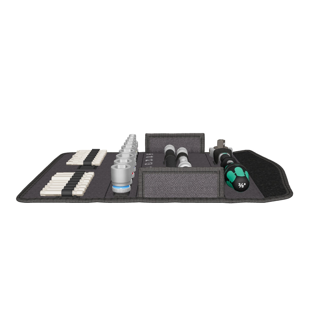 Wera 004046 Zyklop Speed Ratchet 3/8" Drive Metric Set - WR004046 - KC Tool