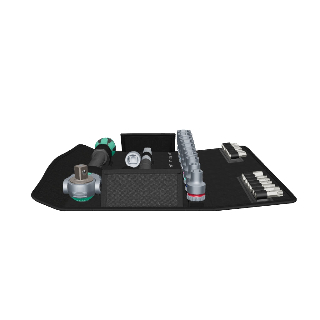 Wera 004079 Zyklop Speed Ratchet 1/2" Drive SAE Set - WR004079 - KC Tool