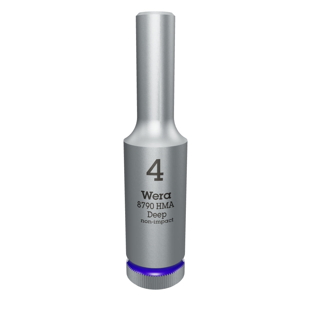 Wera 004500 Deep Socket, 4.0 x 1/4" - WR004500 - KC Tool
