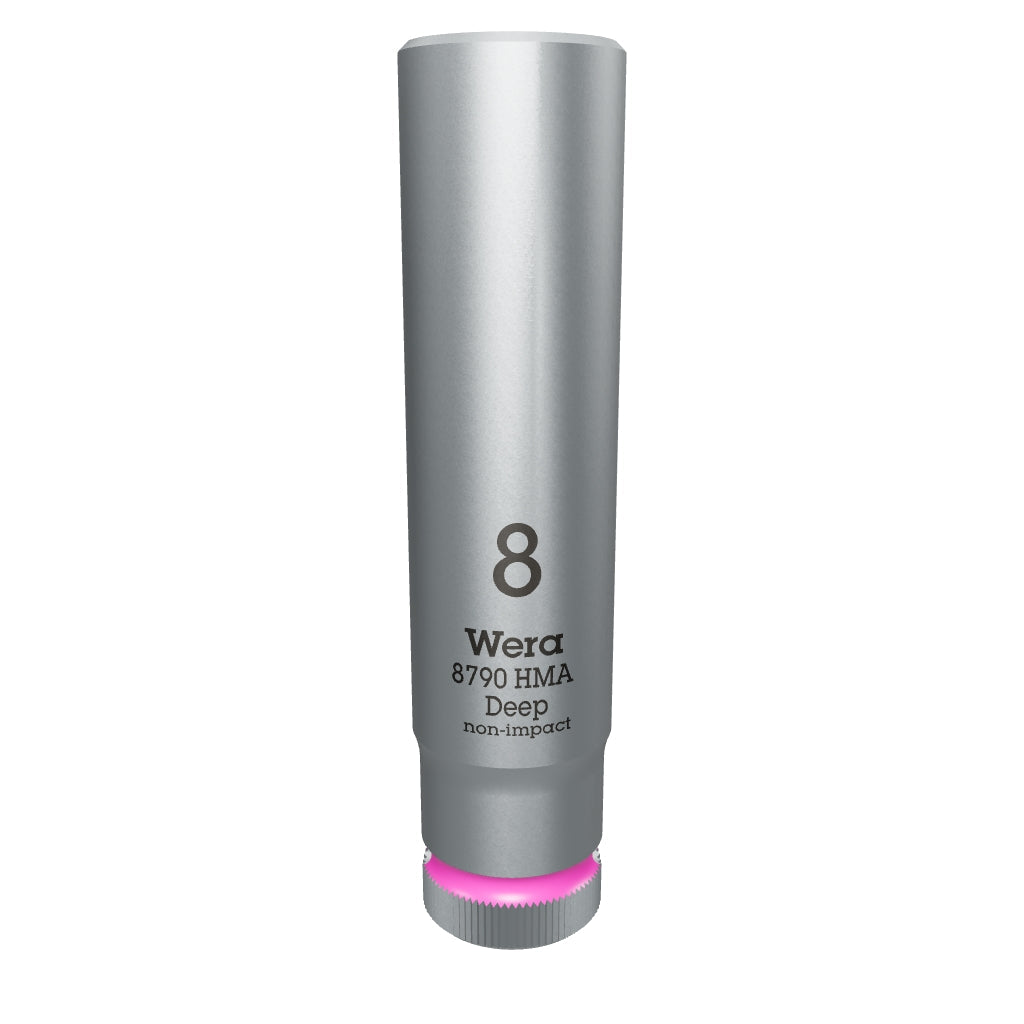 Wera 004505 Deep Socket, 8.0 x 1/4" - WR004505 - KC Tool