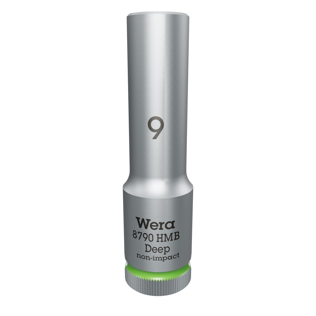 Wera 004531 Deep Socket, 9.0 x 3/8" - WR004531 - KC Tool
