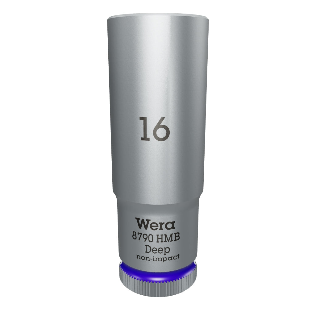 Wera 004538 Deep Socket, 16 x 3/8" - WR004538 - KC Tool