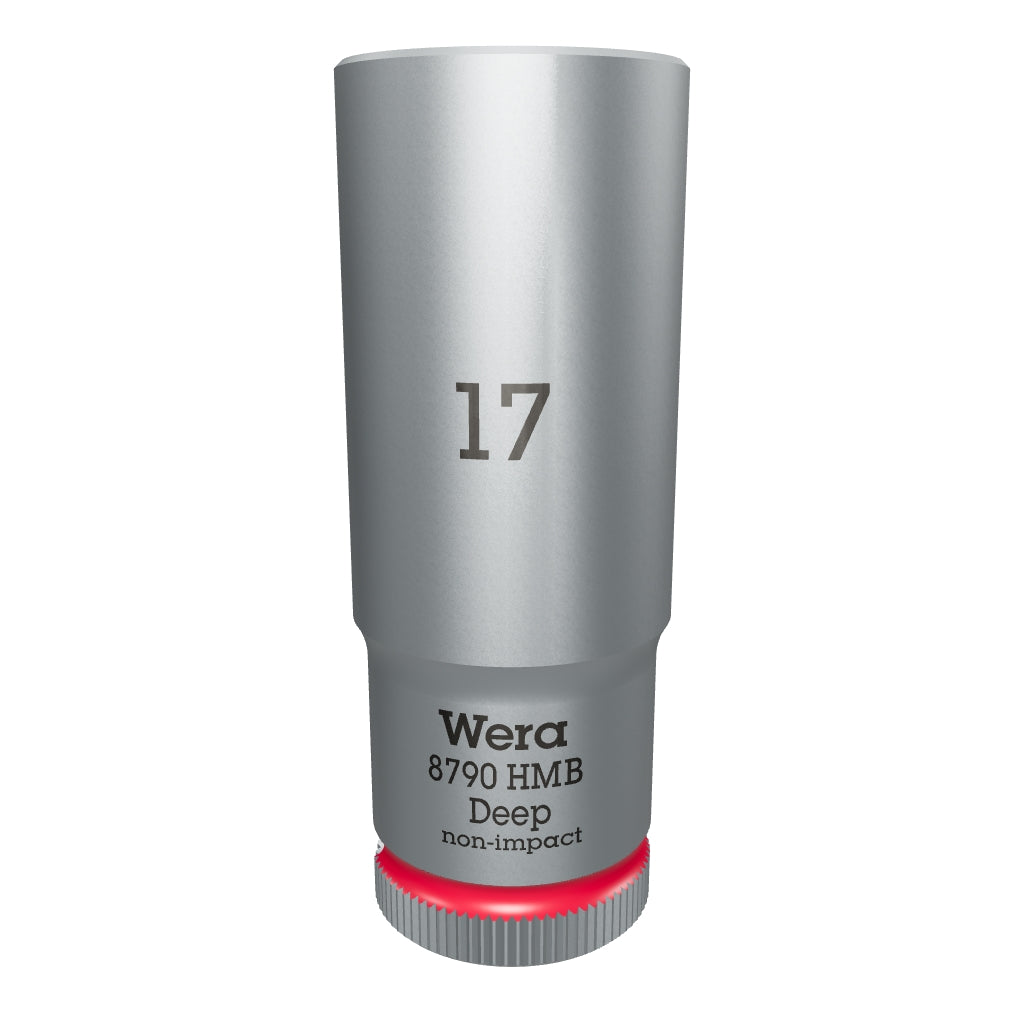Wera 004539 Deep Socket, 17 x 3/8" - WR004539 - KC Tool