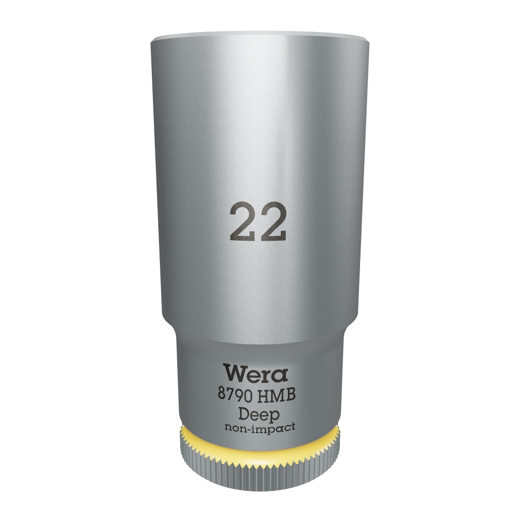 Wera 004544 Deep Socket, 22 x 3/8" - WR004544 - KC Tool