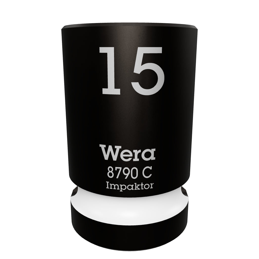 Wera 004572 Impact Socket, 15 x 1/2" - WR004572 - KC Tool
