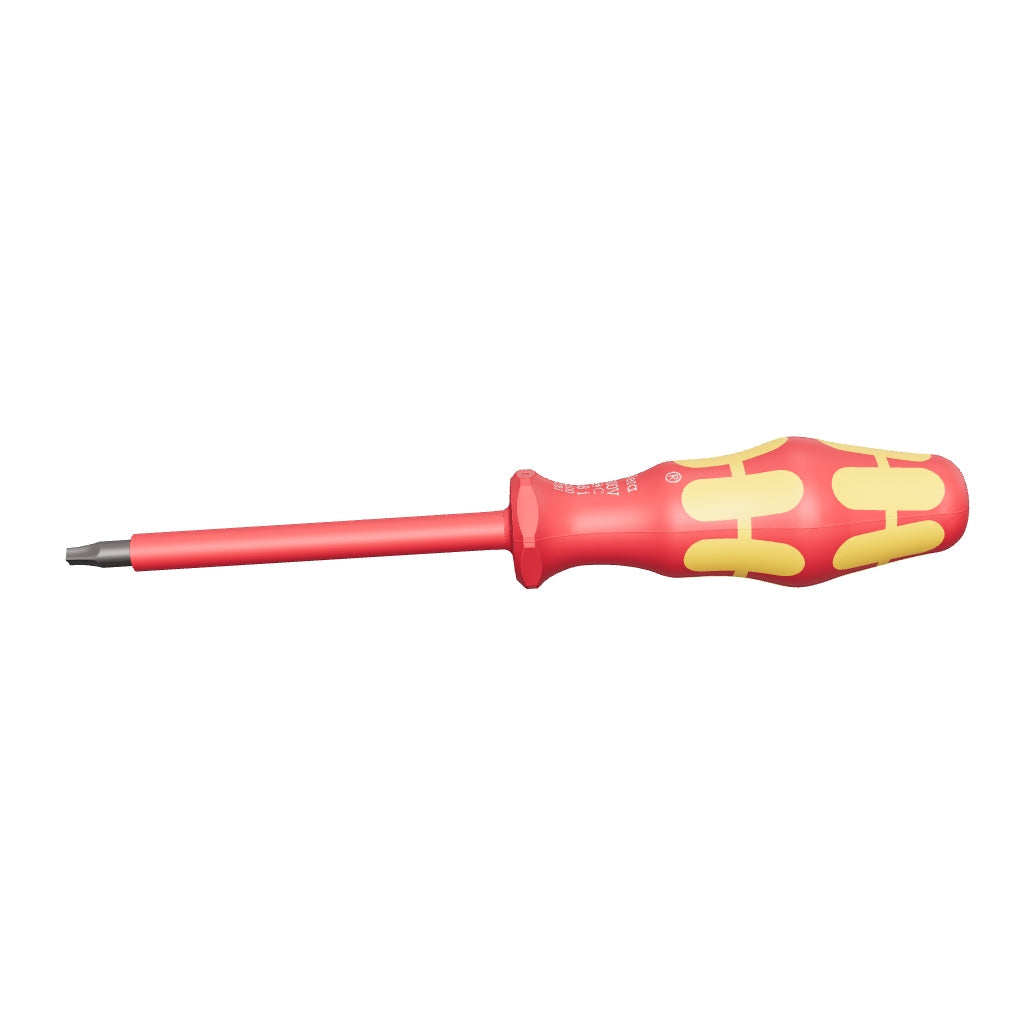 Wera 004784 Kraftform Plus VDE Square Screwdriver, #2.0 x 200mm - WR004784 - KC Tool