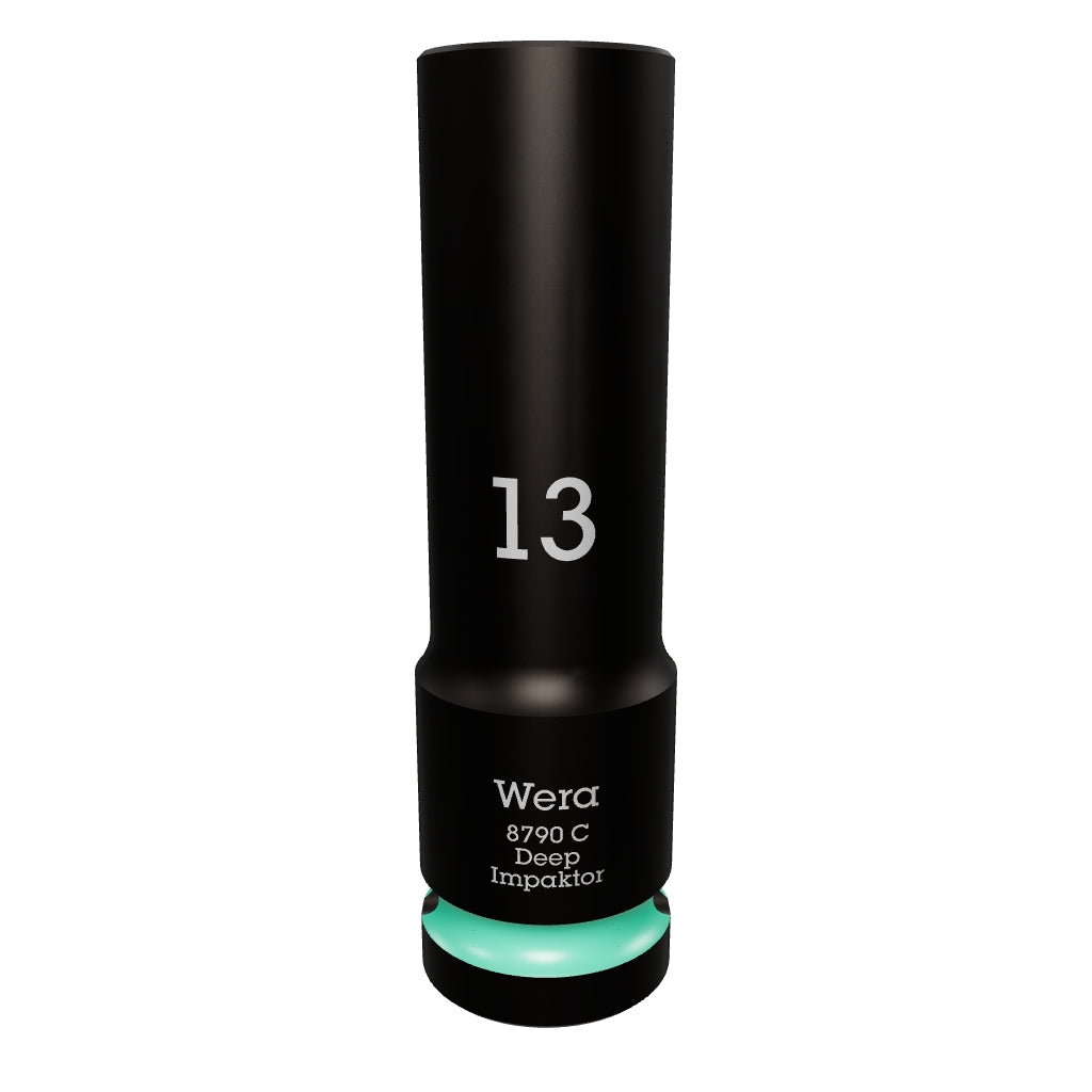Wera 004830 Impact Deep Socket, 1/2" Drive, 13mm - WR004830 - KC Tool