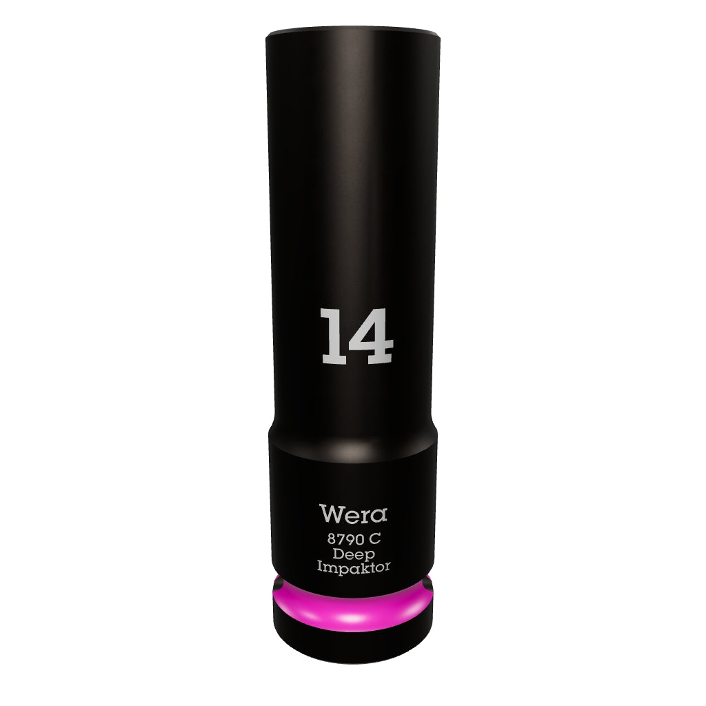 Wera 004831 Impact Deep Socket, 1/2" Drive, 14mm - WR004831 - KC Tool
