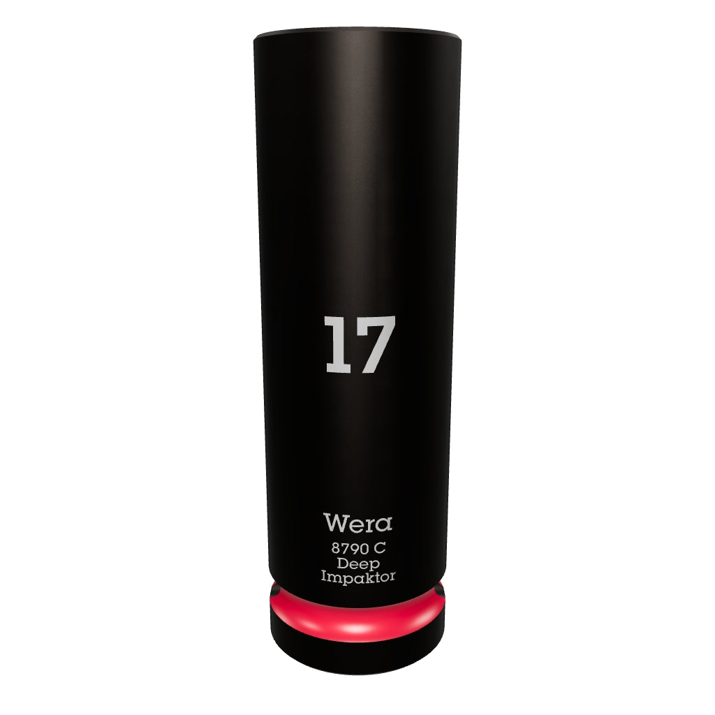 Wera 004834 Impact Deep Socket, 1/2" Drive, 17mm - WR004834 - KC Tool