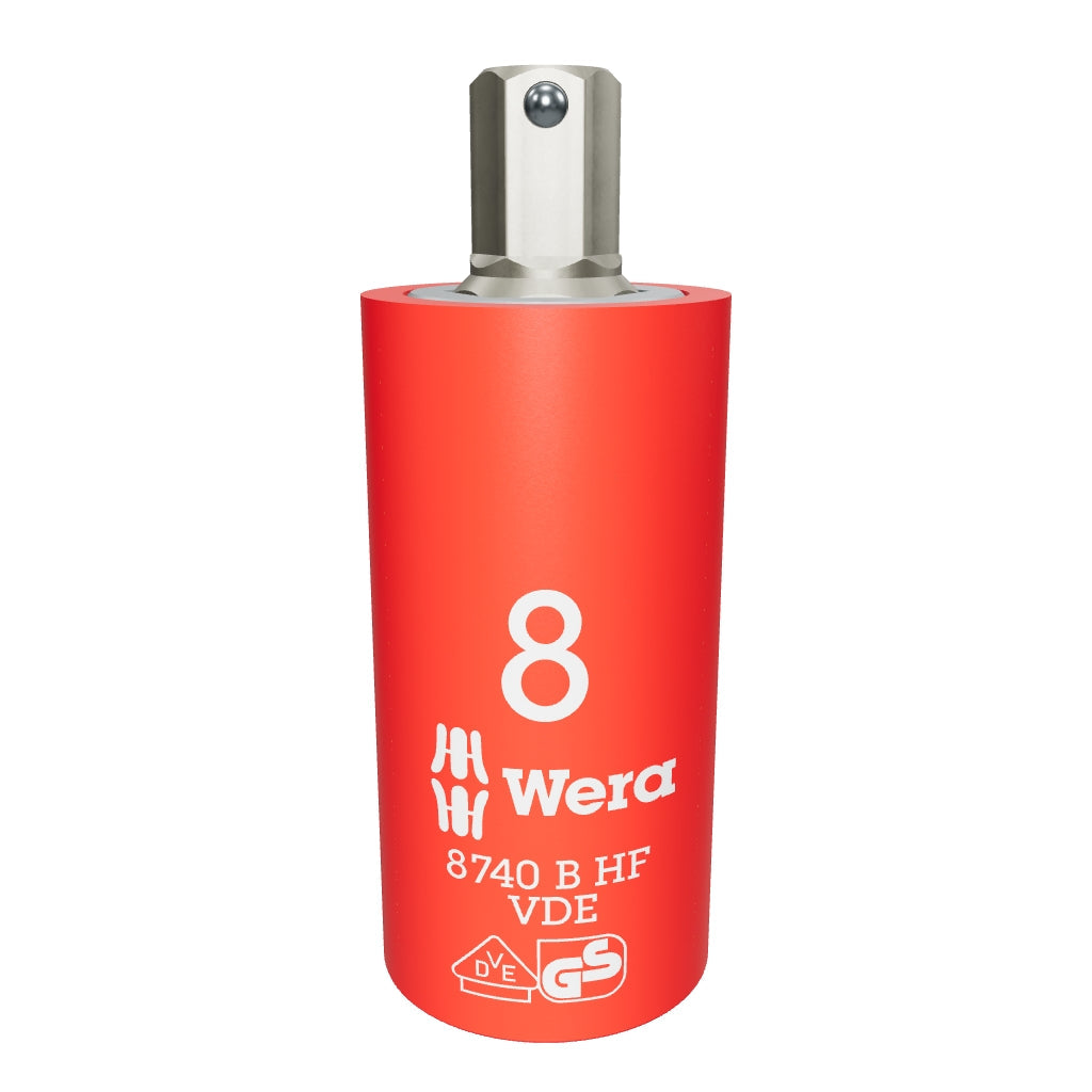 Wera 004903 VDE HF Hex Bit 3/8" Drive Socket, 8.0 mm - WR004903 - KC Tool