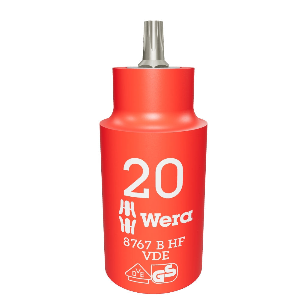 Wera 004920 VDE HF TORX® Bit 3/8" Drive Socket, T20 - WR004920 - KC Tool