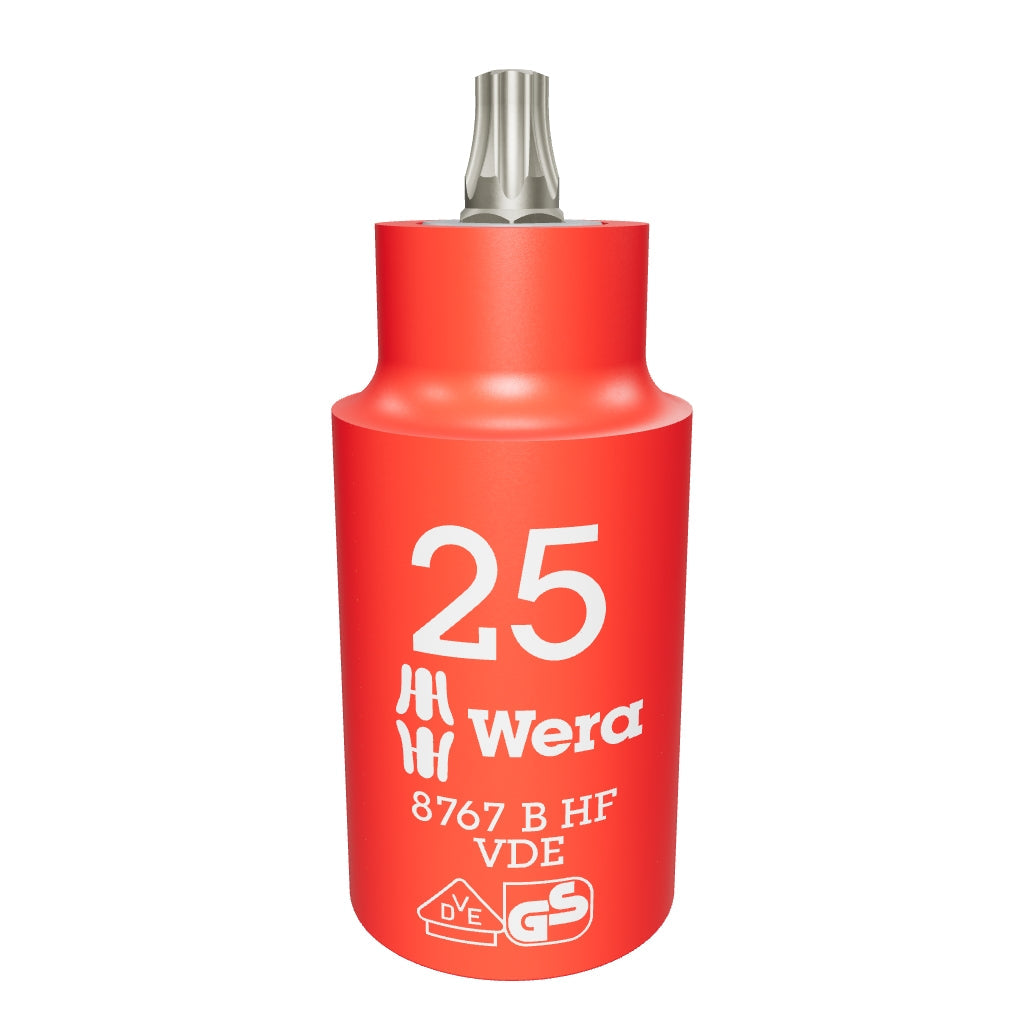 Wera 004921 VDE HF TORX® Bit 3/8" Drive Socket, T25 - WR004921 - KC Tool