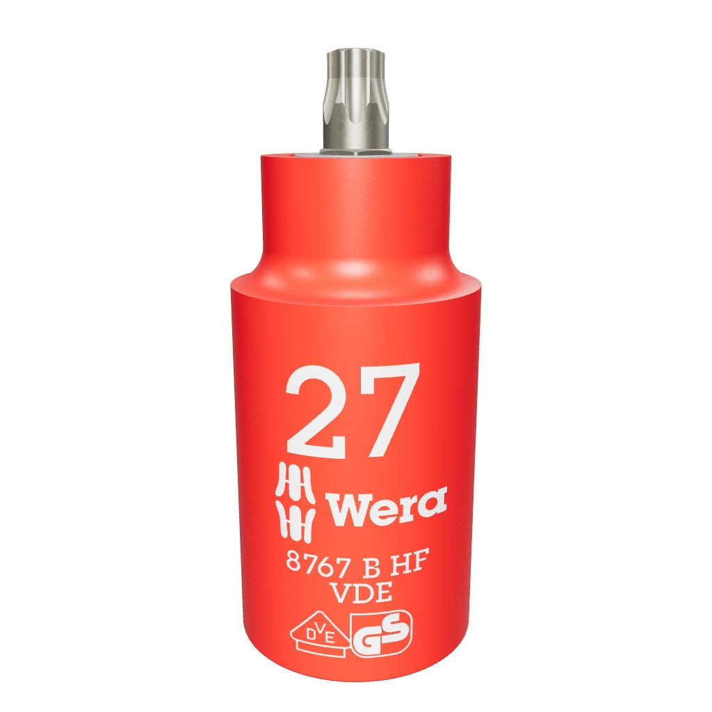 Wera 004922 VDE HF TORX® Bit 3/8" Drive Socket, T27 - WR004922 - KC Tool