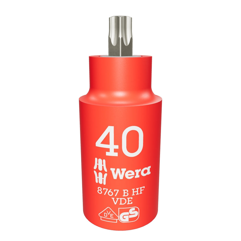 Wera 004924 VDE HF TORX® Bit 3/8" Drive Socket, T40 - WR004924 - KC Tool