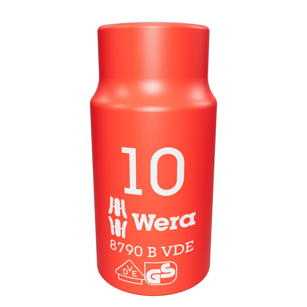 Wera 004954 10 x 3/8" VDE Socket - WR004954 - KC Tool