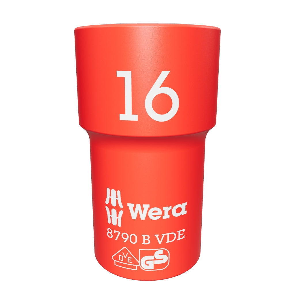 Wera 004960 16 x 3/8" VDE Socket - WR004960 - KC Tool