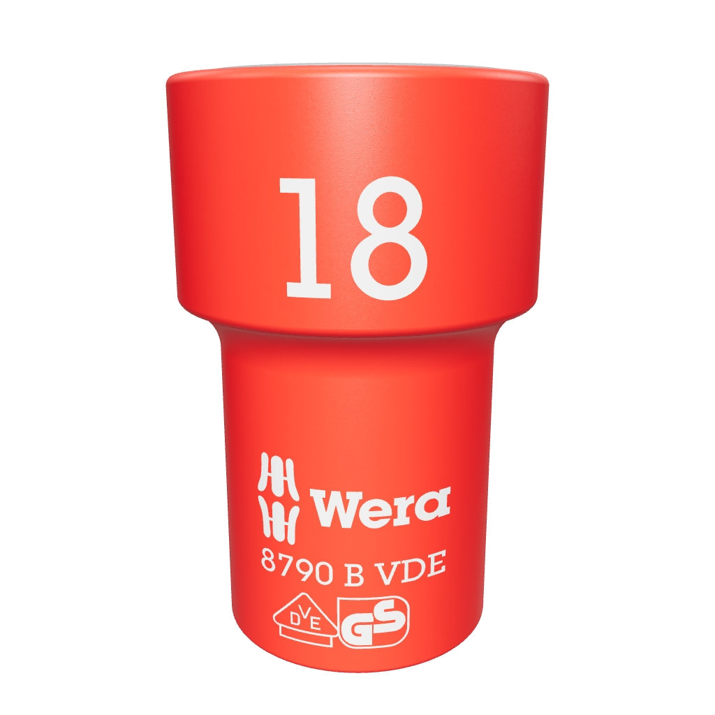 Wera 004962 18 x 3/8" VDE Socket - WR004962 - KC Tool