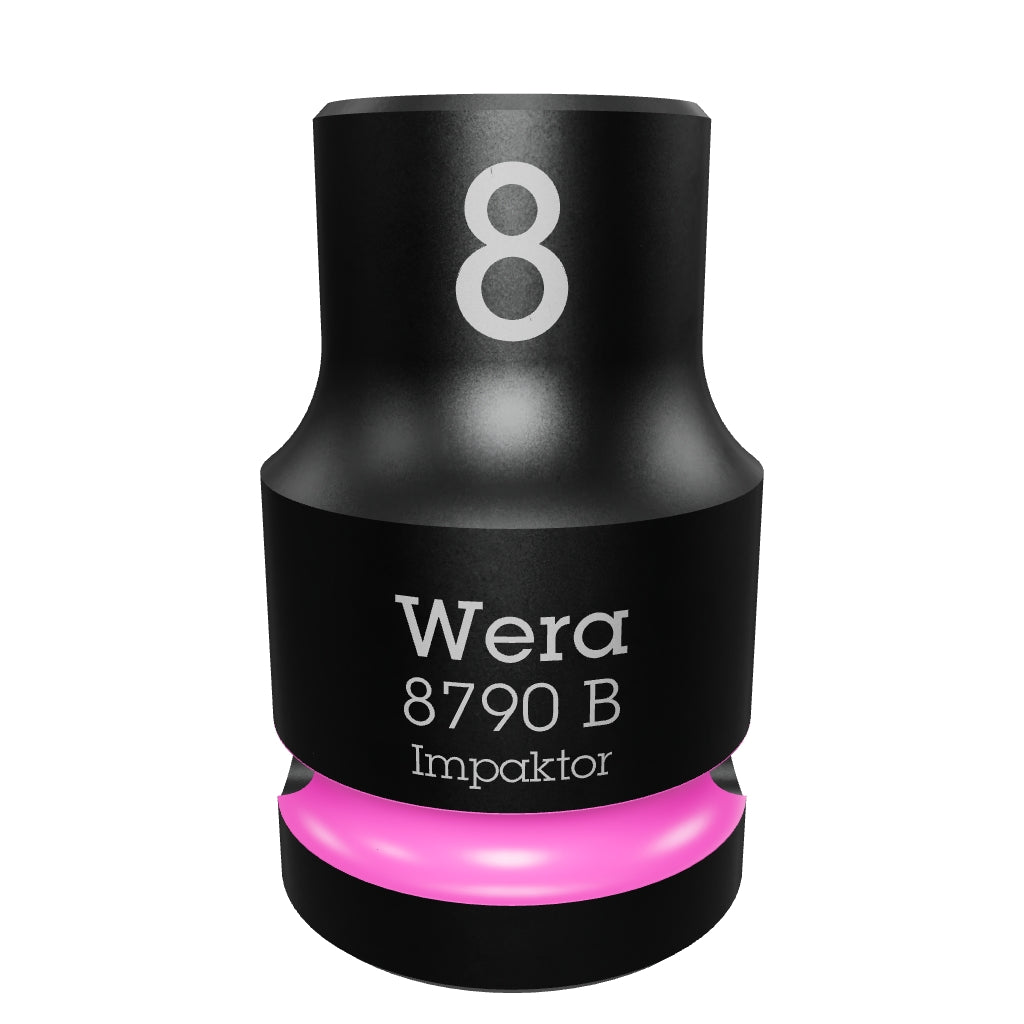 Wera 005500 8790 B 8.0 mm Impaktor Socket with 3/8" Drive, 6 Point - WR005500 - KC Tool