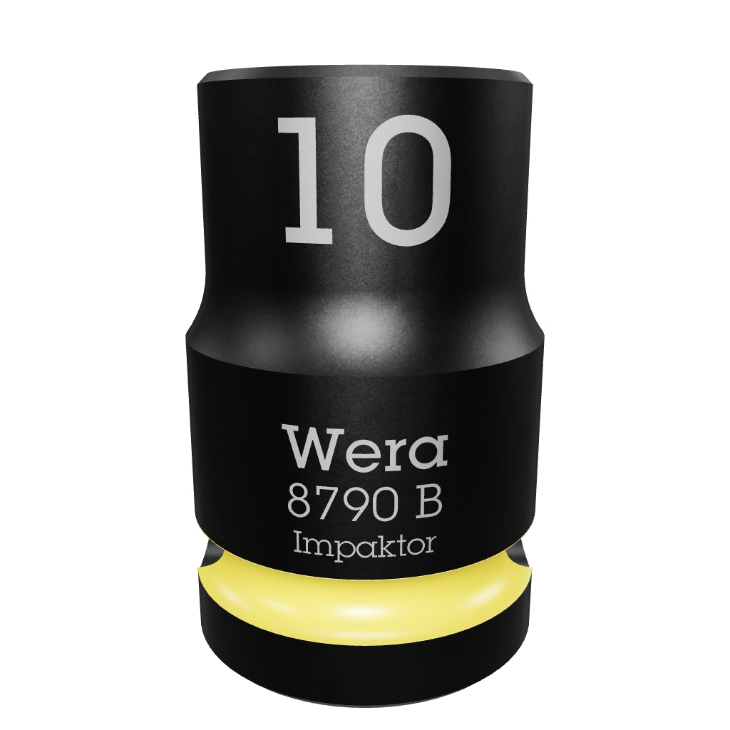 Wera 005501 8790 B 10.0 mm Impaktor Socket, 3/8" Drive, 6 Point - WR005501 - KC Tool