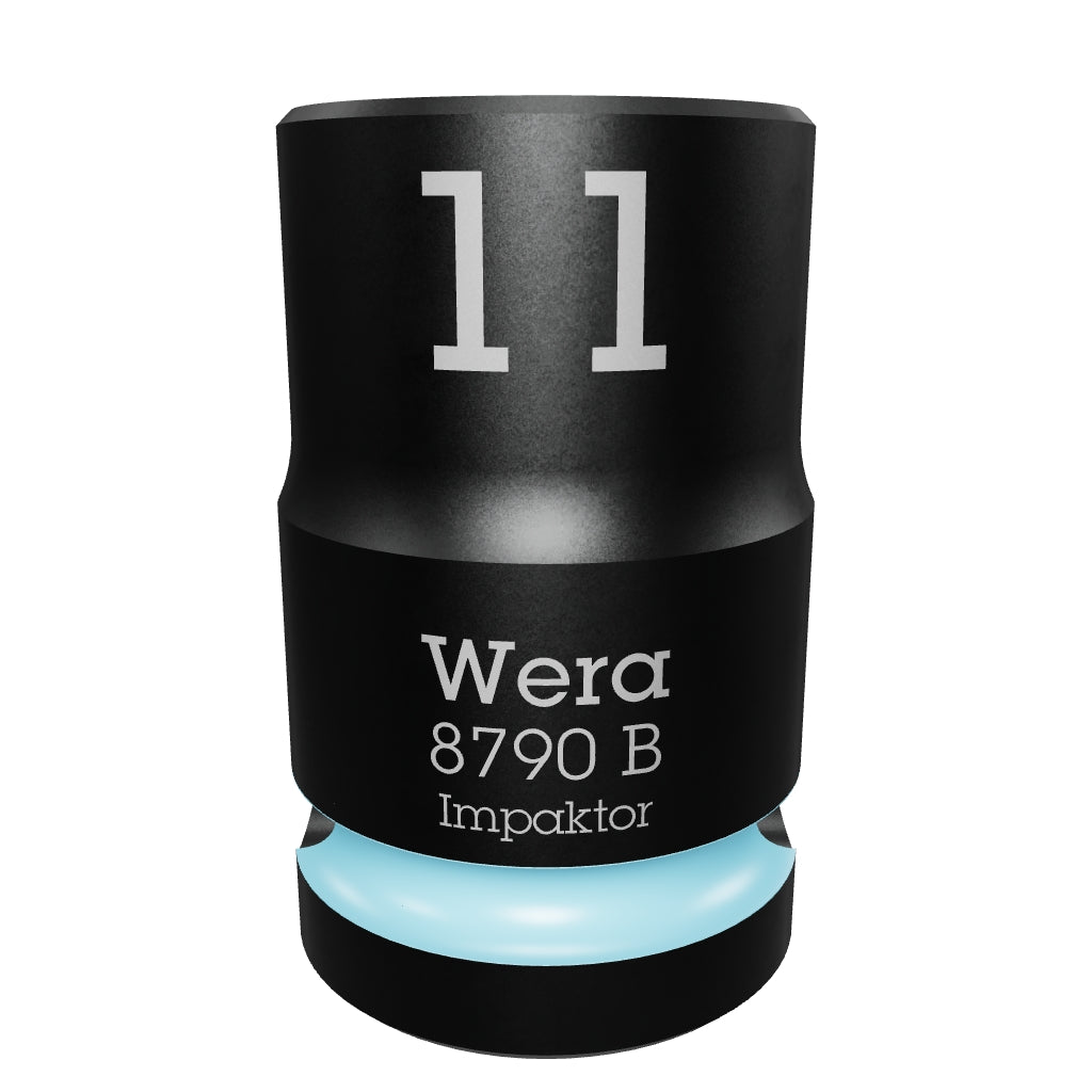 Wera 005502 8790 B 11.0 mm Impaktor Socket, 3/8" Drive, 6 Point - WR005502 - KC Tool