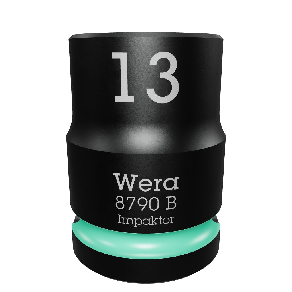 Wera 005504 8790 B 13.0 mm Impaktor Socket, 3/8" Drive, 6 Point - WR005504 - KC Tool