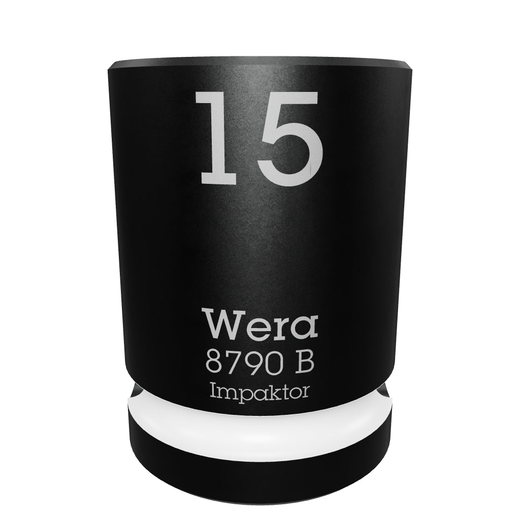 Wera 005506 8790 B 15.0 mm Impaktor Socket, 3/8" Drive, 6 Point - WR005506 - KC Tool