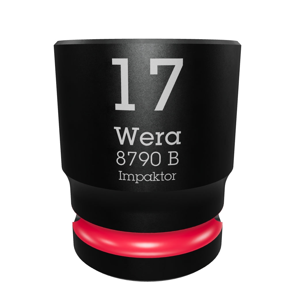 Wera 005508 8790 B 17.0 mm Impaktor Socket, 3/8" Drive, 6 Point - WR005508 - KC Tool