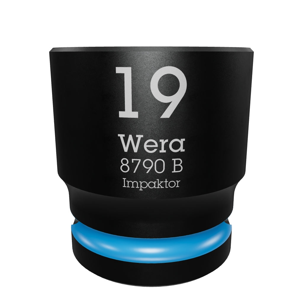 Wera 005510 8790 B 19.0 mm Impaktor Socket, 3/8" Drive, 6 Point - WR005510 - KC Tool