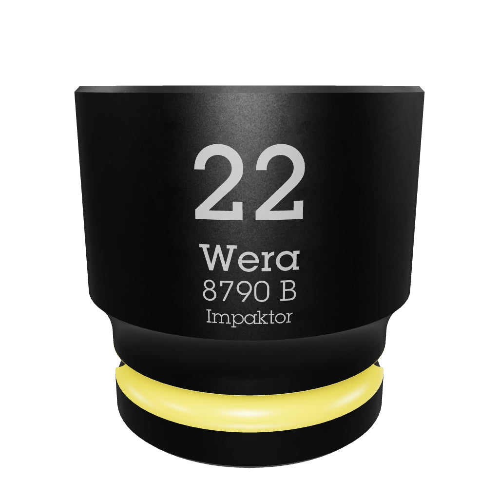 Wera 005512 8790 B 22.0 mm Impaktor Socket, 3/8" Drive, 6 Point - WR005512 - KC Tool