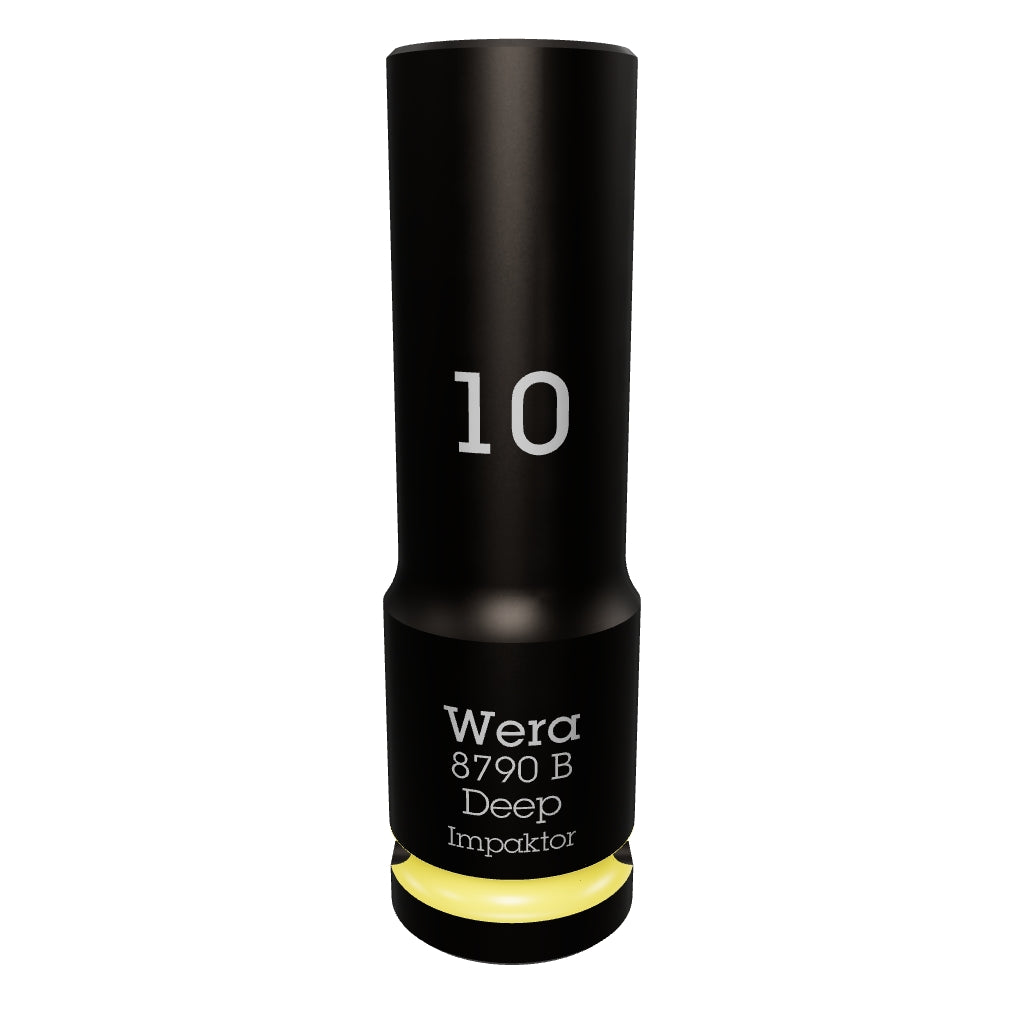 Wera 005551 Metric Impaktor Deep Socket, 3/8" Drive, 6-Point, 10 mm - WR005551 - KC Tool
