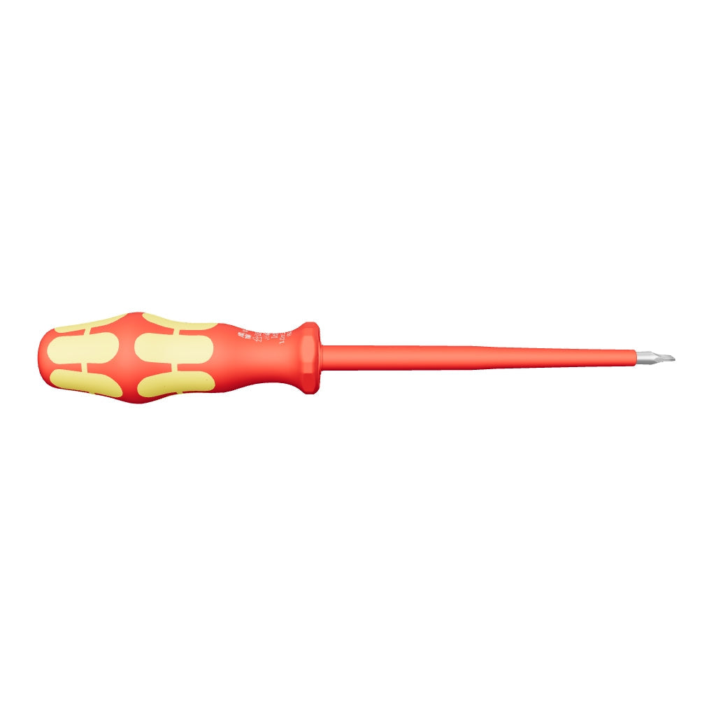 Wera 006120 Kraftform Plus VDE Slotted Screwdriver, 5.5 x 125mm - WR006120 - KC Tool