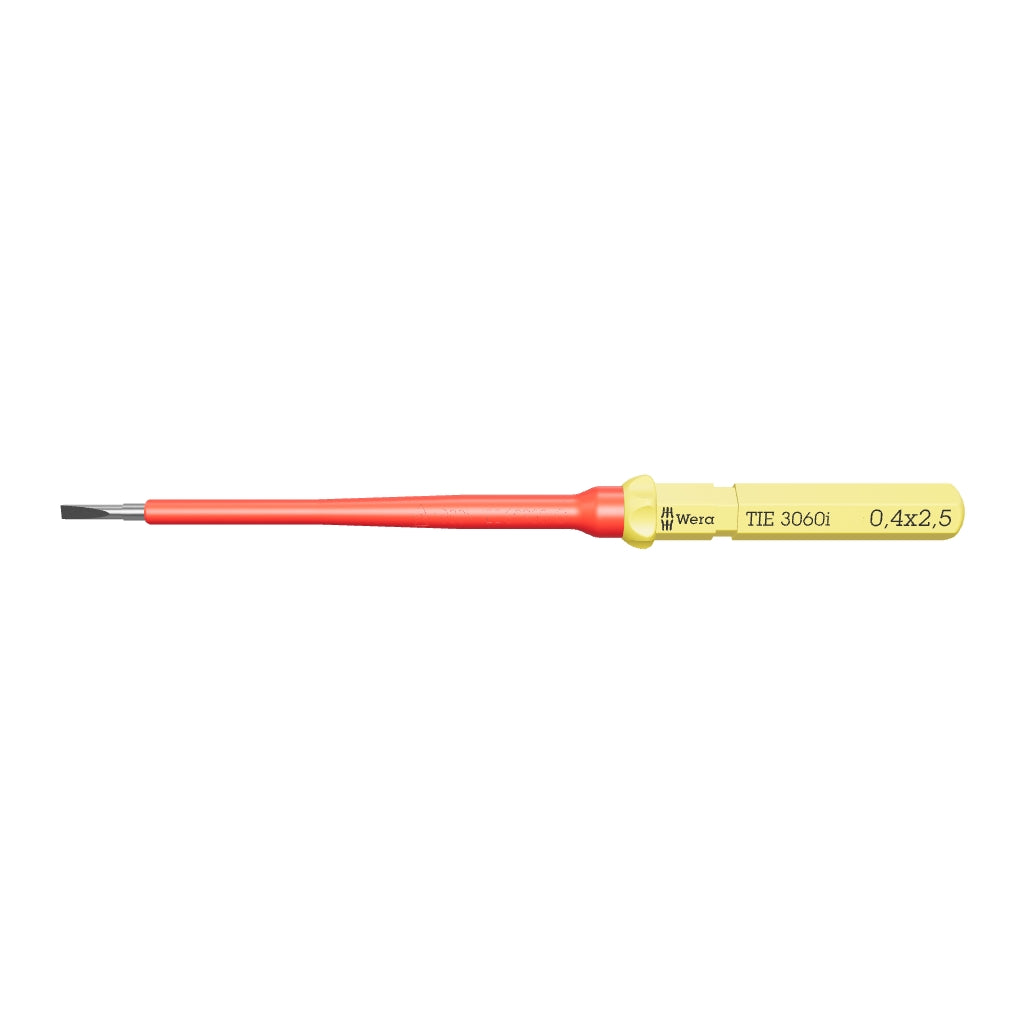 Wera 006575 Kraftform Kompakt VDE 3060 i 0,4 x 2,5 Insulated Stainless Take It Easy Blade - WR006575 - KC Tool