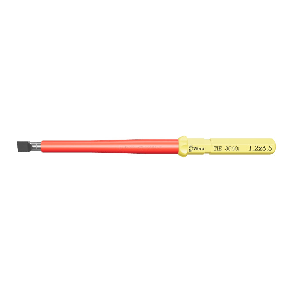 Wera 006576 Kraftform Kompakt VDE 3060 i 1,2 x 6,5 Insulated Stainless Take It Easy Blade - WR006576 - KC Tool