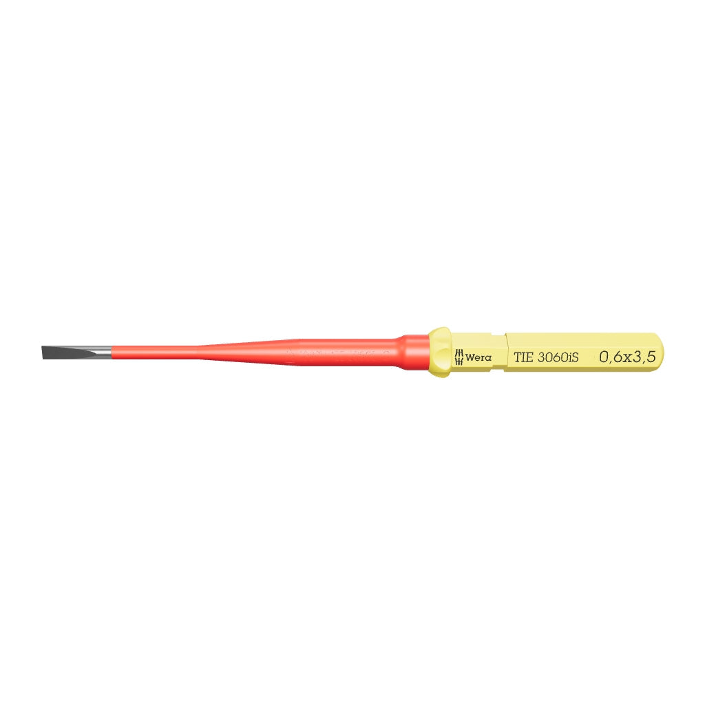 Wera 006577 Kraftform Kompakt VDE 3060 iS 0,6 x 3,5 Insulated Stainless Take It Easy Blade - WR006577 - KC Tool