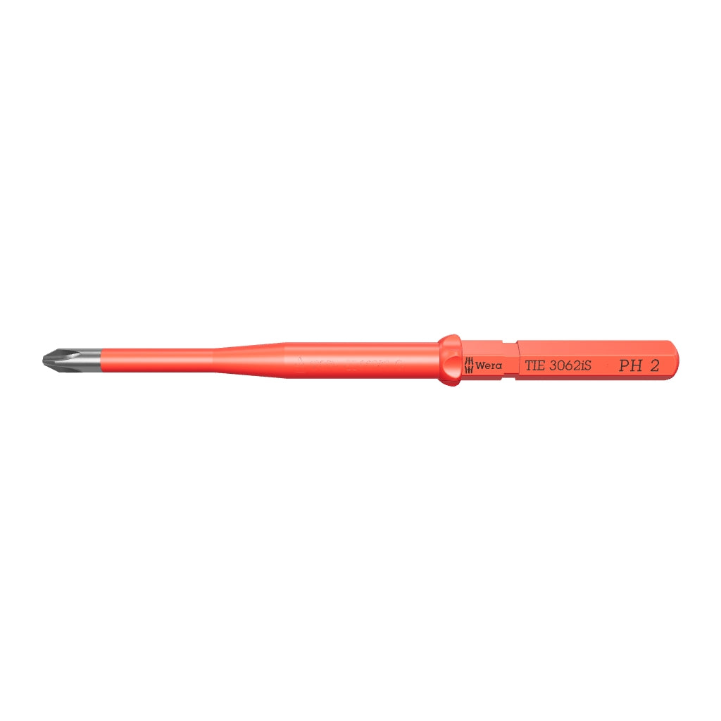 Wera 006581 Kraftform Kompakt VDE 3062 iS PH 2 Insulated Stainless Take It Easy Blade - WR006581 - KC Tool