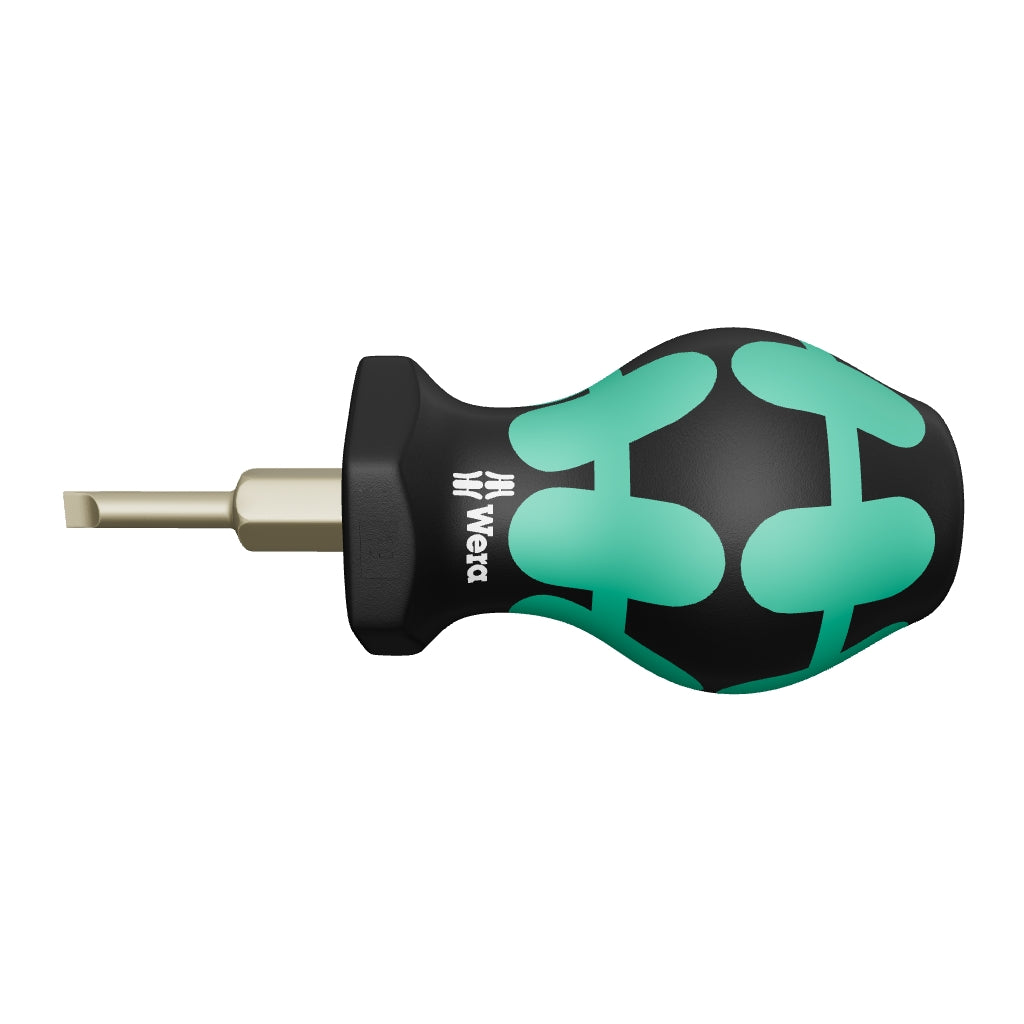 Wera 008840 Stubby 3.5 x 25mm Slotted Screwdriver - WR008840 - KC Tool