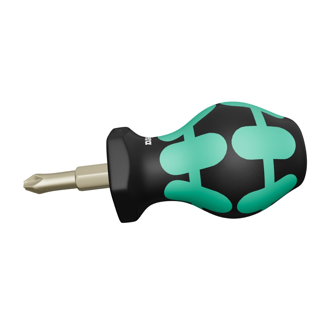 Wera 008854 Stubby PZ #2 x 25mm Pozidriv Screwdriver - WR008854 - KC Tool